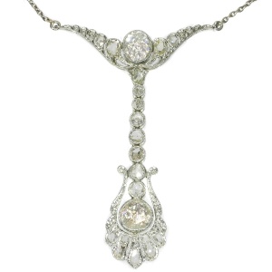 The Lustrous Past: Belle Époque Diamond Pendant